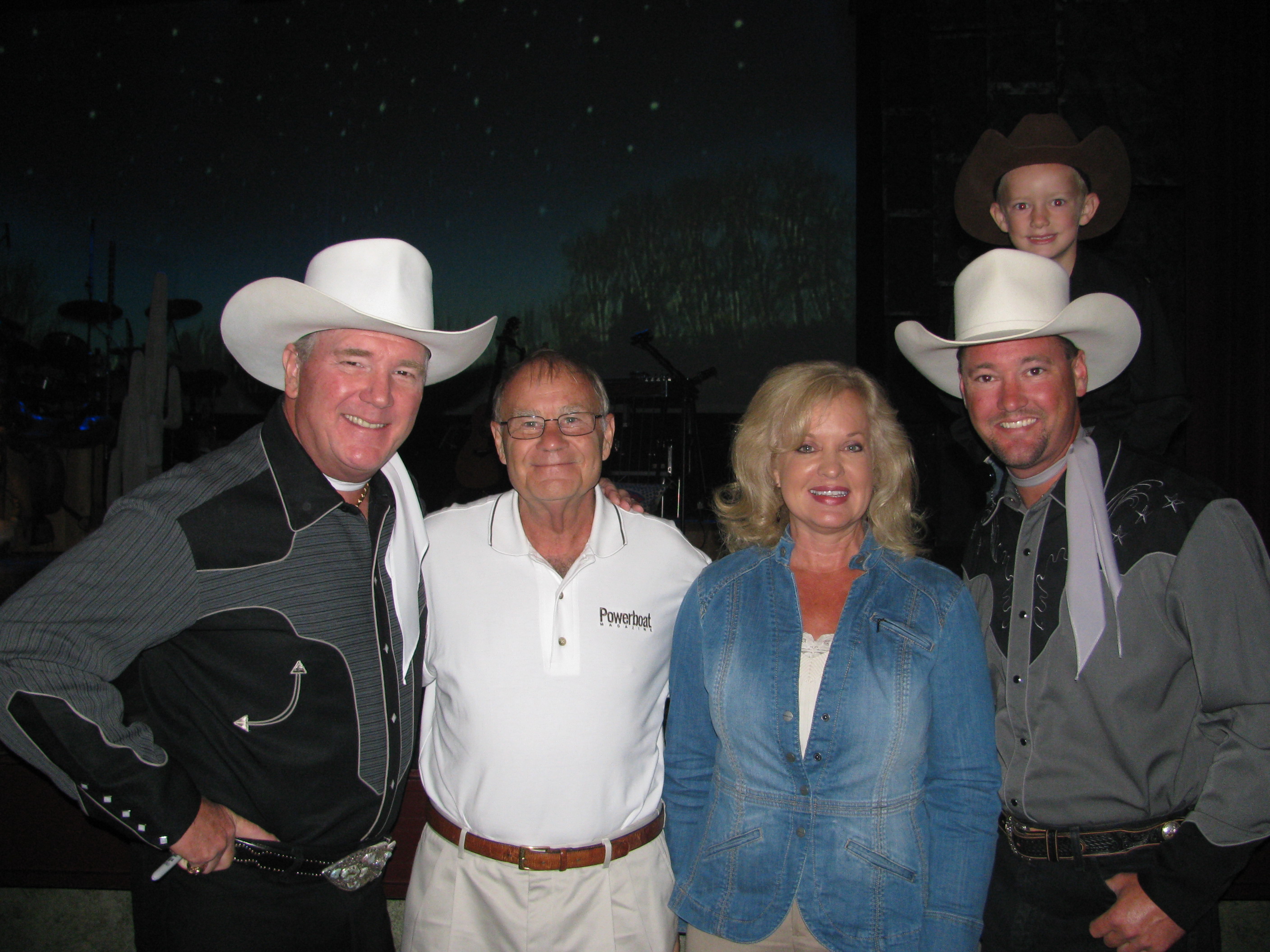 Jerry and Gail with Roger Rogers Jr and Dusty Rogers